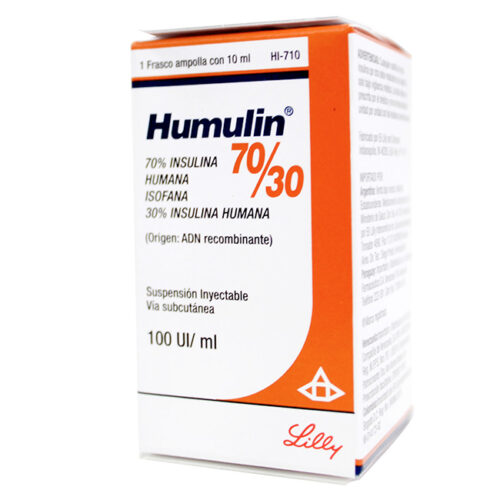 Humulin 70/30 100UI/ml Insulina Suspensión Inyectable 10ml – Farmacias ...