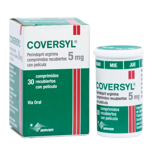 Coversyl 5 mg Perindopril Arginina Servier – Farmacias Julios Panamá